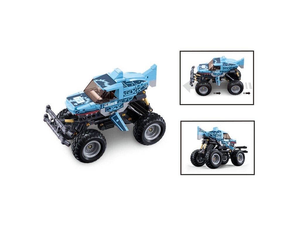 Sluban - Powerbricks - Off-Road Vehicle (Pull Back) (273 Pcs) - Age +6 | سلوبن - قطع التركيب - باور بيريكس - مركبة الطرق الوعرة (سحب للخلف) (273 قطعة) - العمر +6