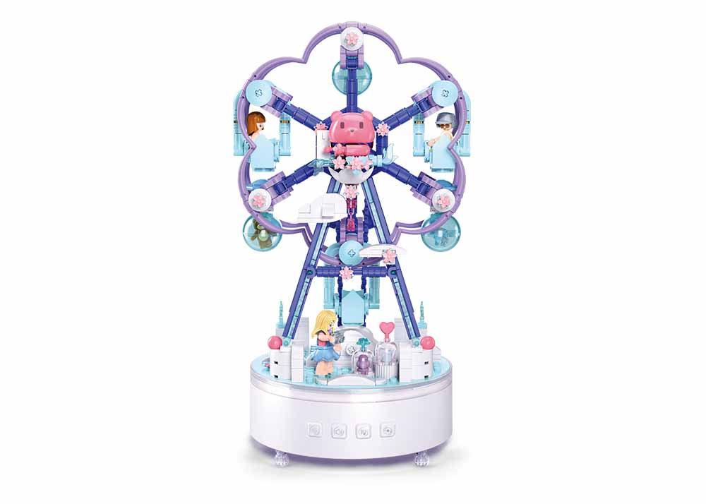 Sluban - Music Box - Happy Star (620 Pcs) - Age +8 | سلوبن - قطع التركيب - صندوق الموسيقى - النجم السعيد (620 قطعة) - العمر +8