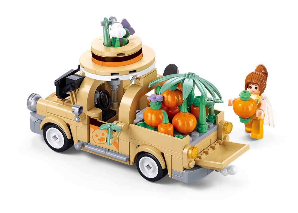Sluban - Girls Dream - Fruit Truck (292Pcs) - Age +7 | سلوبن - قطع التركيب - حلم الفتيات - شاحنة الفواكه (292 قطعة) - العمر +7
