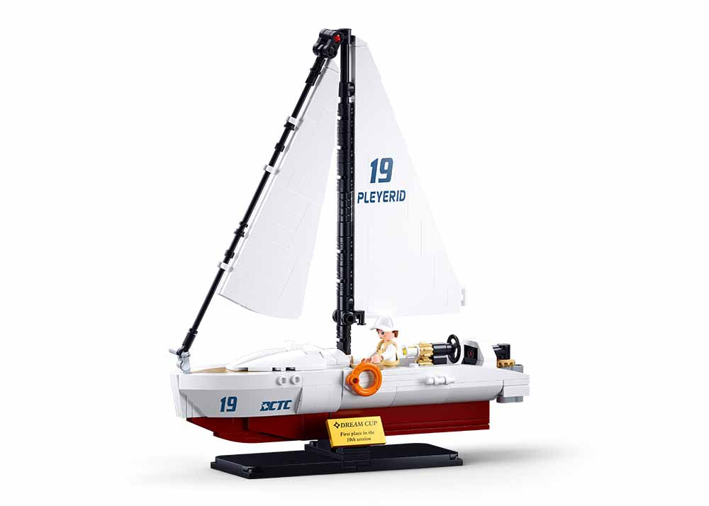 Sluban - Modelbricks - 1/35 The Rodeo Speed Boat 260Pcs - Age +8 | سلوبن - قطع التركيب - موديل بيريكس - قارب السرعة روديو 1/35 (260 قطعة) - العمر +8