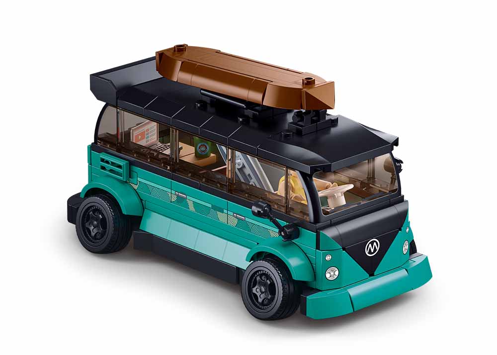Sluban - Modelbricks - 1/35 Ts-1 Surf Car 276Pcs - Age +8 | سلوبن - قطع التركيب - موديل بيريكس - سيارة - سيرف 1/35 (276 قطعة) - العمر +8