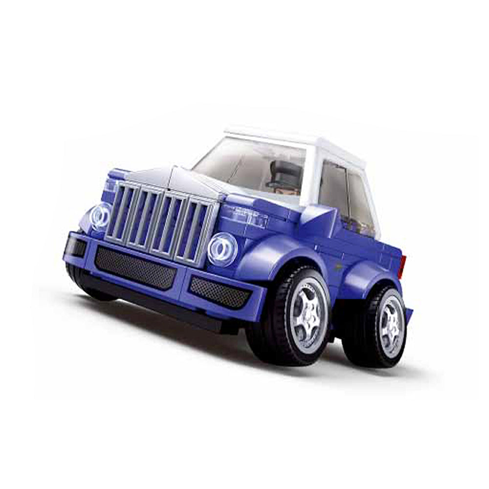 Sluban - Mcar - Hell Of Flush - Regal Car - 4 Types - Age 6+ | سلوبن - قطع التركيب - إضاءة الفلاش - السيارة الملكية - ٤ أنواع - العمر +6