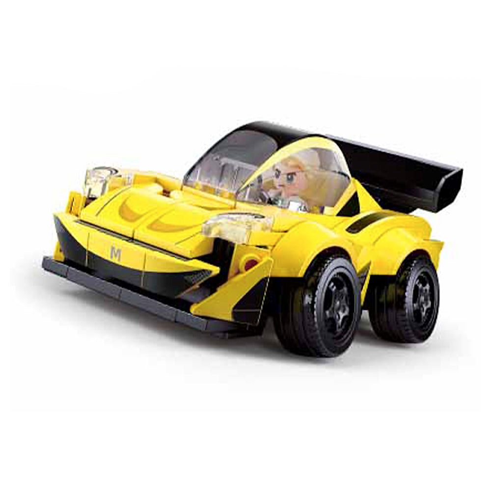 Sluban - Mcar - Hell Of Flush - Supercar - 4 Types - Age 6+ | سلوبن - قطع التركيب - إضاءة الفلاش - السيارة الخارقة - ٤ أنواع - العمر +6