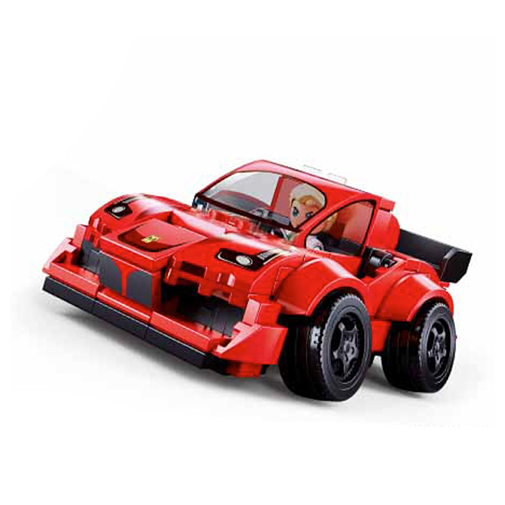 Sluban - Mcar - Hell Of Flush - Supercar - 4 Types - Age 6+ | سلوبن - قطع التركيب - إضاءة الفلاش - السيارة الخارقة - ٤ أنواع - العمر +6