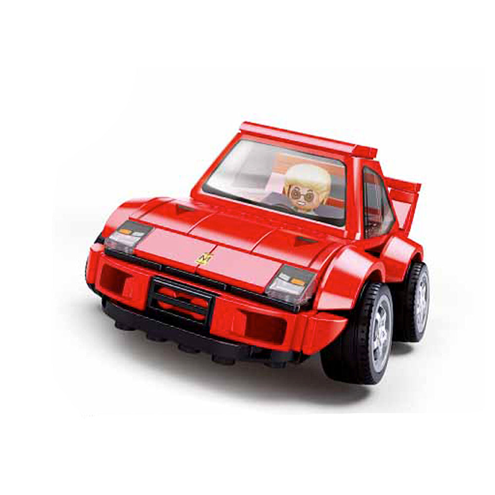 Sluban - Mcar - Hell Of Flush - Classic Car - 4 Types - Age 6+ | سلوبن - قطع التركيب - إضاءة الفلاش - السيارة الخارقة الأسطورية - ٤ أنواع - العمر +6