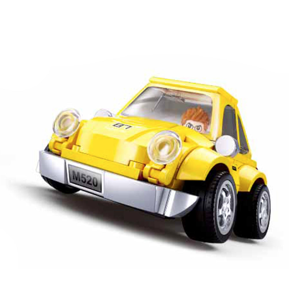Sluban - Mcar - Hell Of Flush - Legendary Supercar - 4 Types - Age 6+ | سلوبن - قطع التركيب - سيارة MCAR - إضاءة الفلاش - السيارة الكلاسيكية - ٤ أنواع - العمر +6