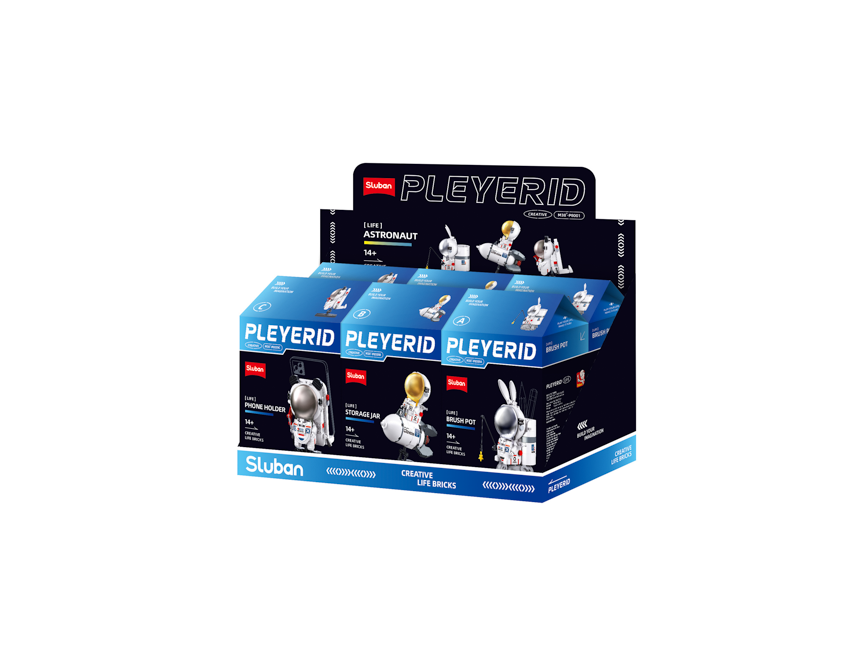 Sluban - Pleyerid - Maro Astronaut - 3 Types - Age 14+ | سلوبن - قطع التركيب - بلايريد - مارو رائد فضاء - 3 أنواع - العمر +14