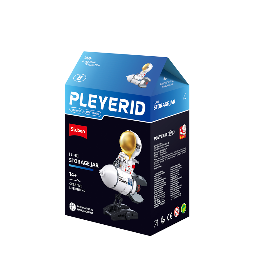 Sluban - Pleyerid - Maro Astronaut - 3 Types - Age 14+ | سلوبن - قطع التركيب - بلايريد - مارو رائد فضاء - 3 أنواع - العمر +14