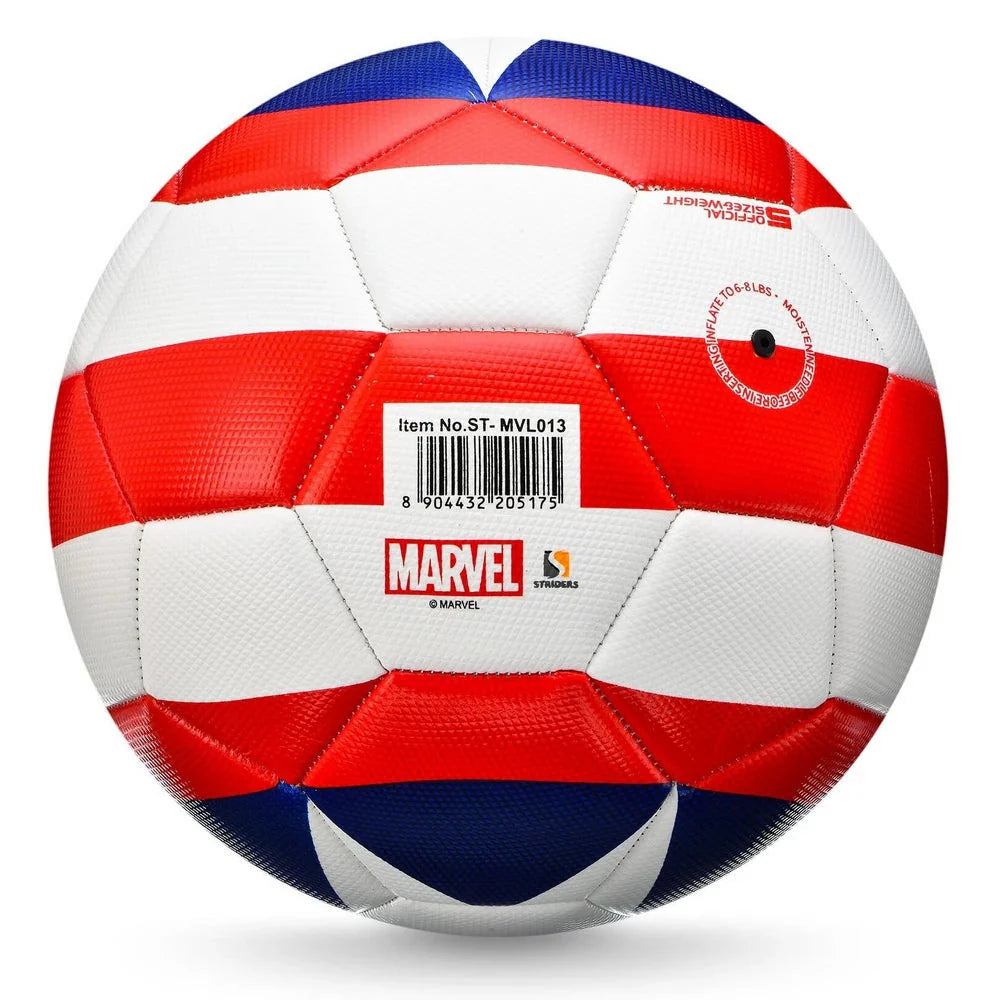 MARVEL CAPTAIN AMERICA STRIPES FOOTBALL كرة قدم مارفل كابتن أمريكا