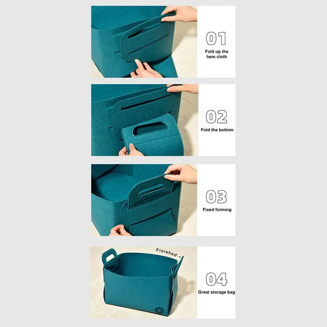 Mideer - Toy Storage Bag - Blue - Age: 3+ | ميدير - حقيبة تخزين الألعاب - أزرق - العمر: 3+