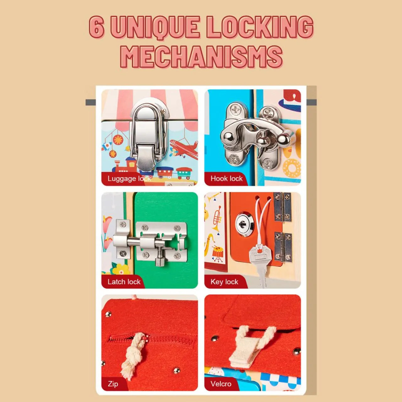 Mideer - Lock Cabin - Age: 3+ | ميدير - الكوخ المقفول - العمر 3+