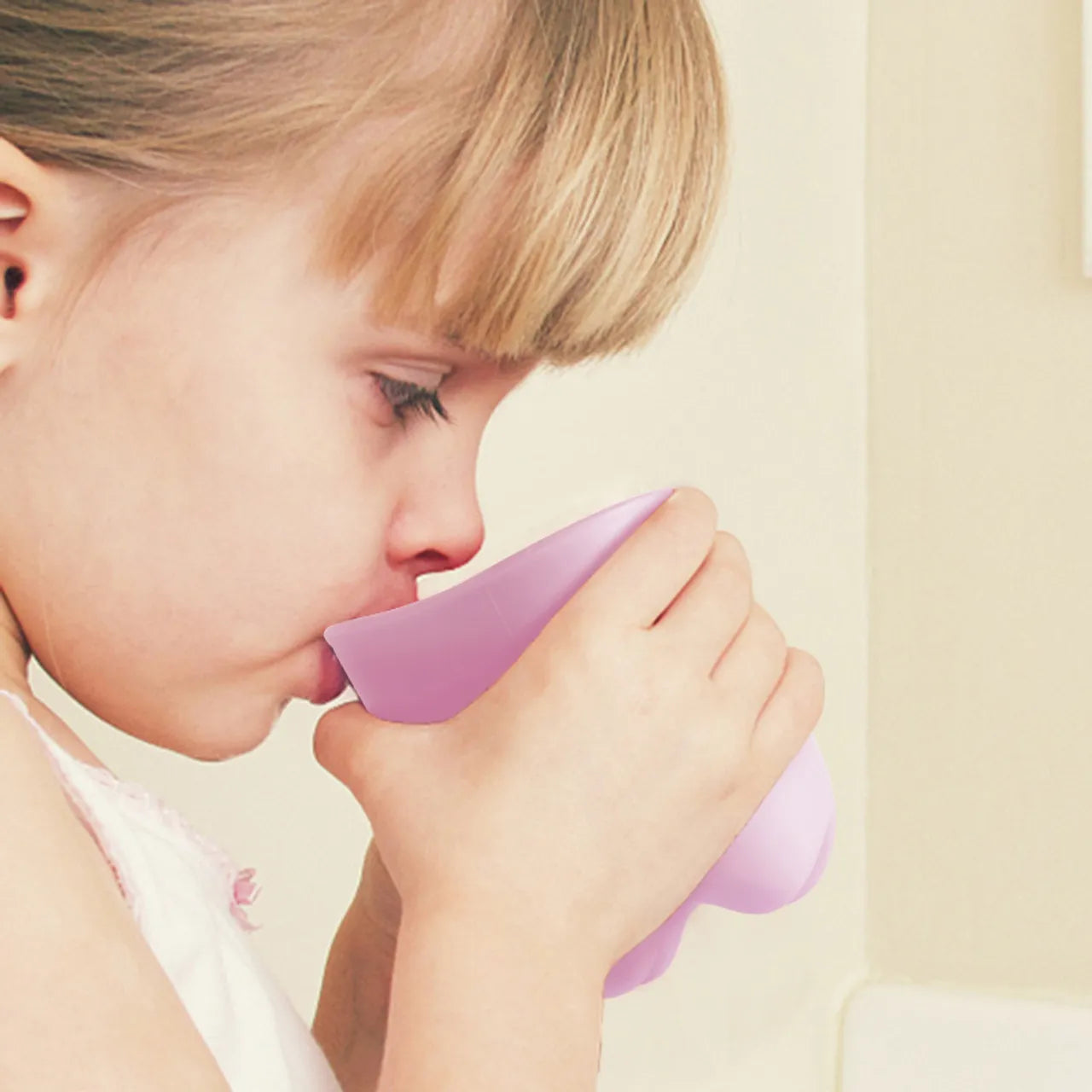 Mideer - Kids Toothbrush Cup - Taro Purple - Age 2+ | ميدير - كوب فرشاة أسنان للأطفال - بنفسجي تارو - العمر 3+