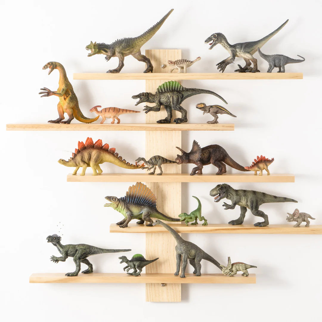 Mideer - Dinosaur Toys Set - 24pcs - Age 3+ | ميدير - مجموعة ألعاب الديناصورات - 24 قطعة - العمر 3+