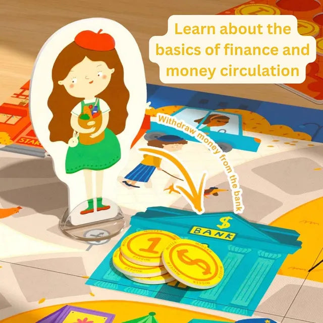 Mideer - Board Game - The Shopper - Age 5+ | ميدير - لعبة لوحية - المتسوق - العمر 5+