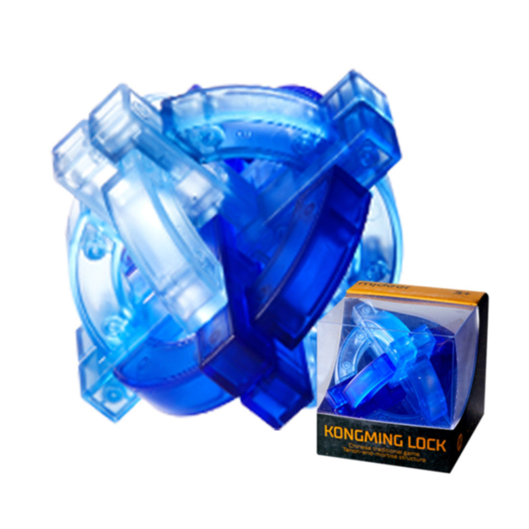 Mideer - Neon Space Kongming Lock - Hexagonal Gem - Age +3 | ميدير - قفل الفضاء النيون كونغمينغ - الجوهرة السداسية - العمر +3
