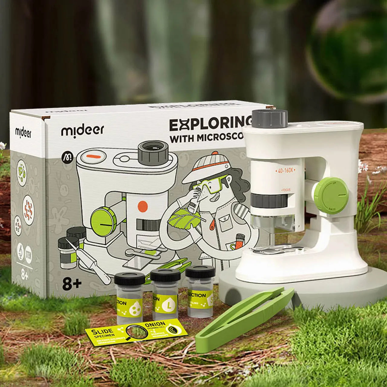 Mideer - Exploring With Microscope - Age 8+ | ميدير - الاكتشاف بواسطة المايكروسكوب - العمر 8+