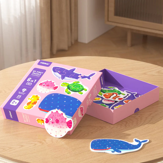 Mideer - My first puzzle - dinosaur - Age 2+ | ميدير - لعبتي التركيب الأولى - بازل الديناصور - العمر 2+