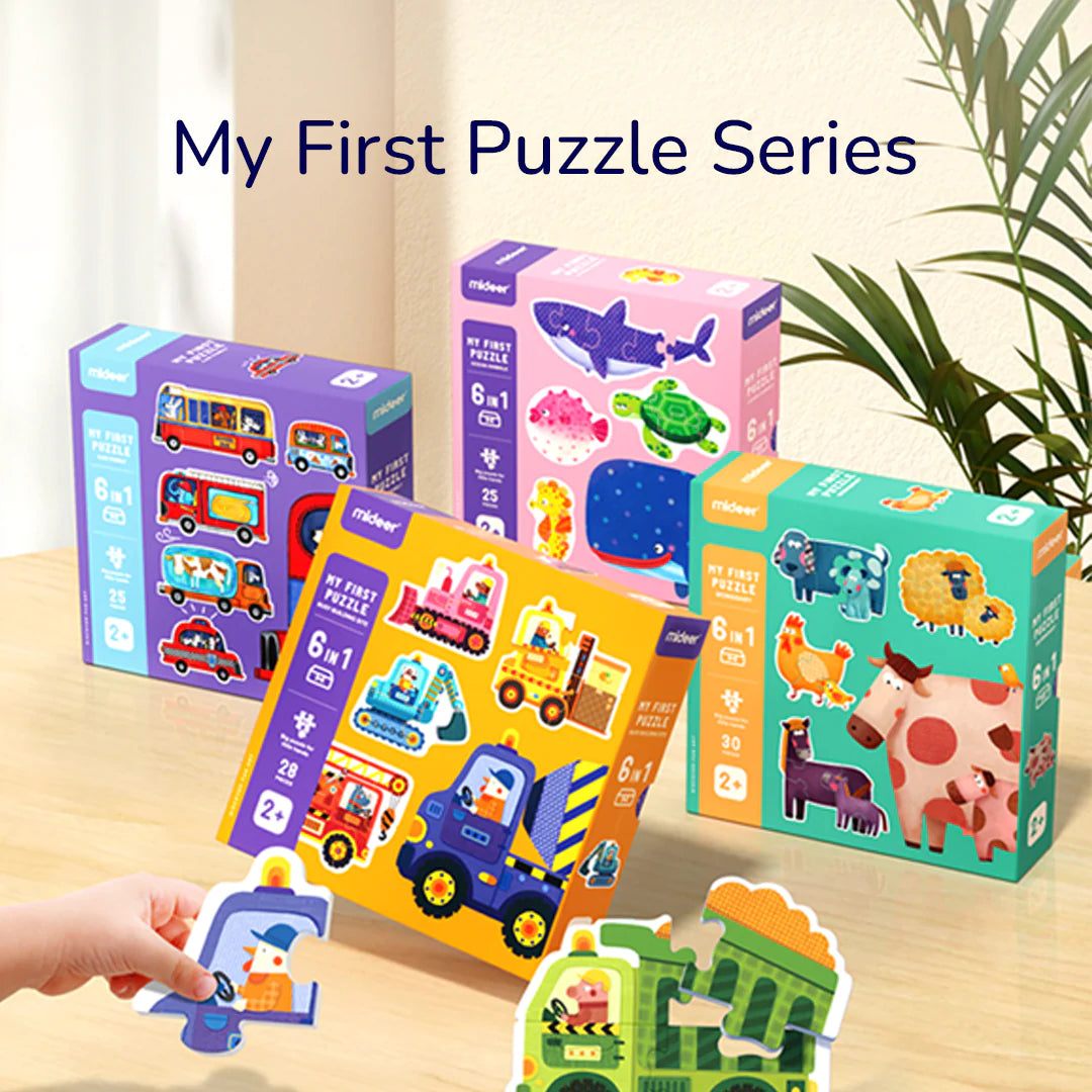 Mideer - My first puzzle - dinosaur - Age 2+ | ميدير - لعبتي التركيب الأولى - بازل الديناصور - العمر 2+