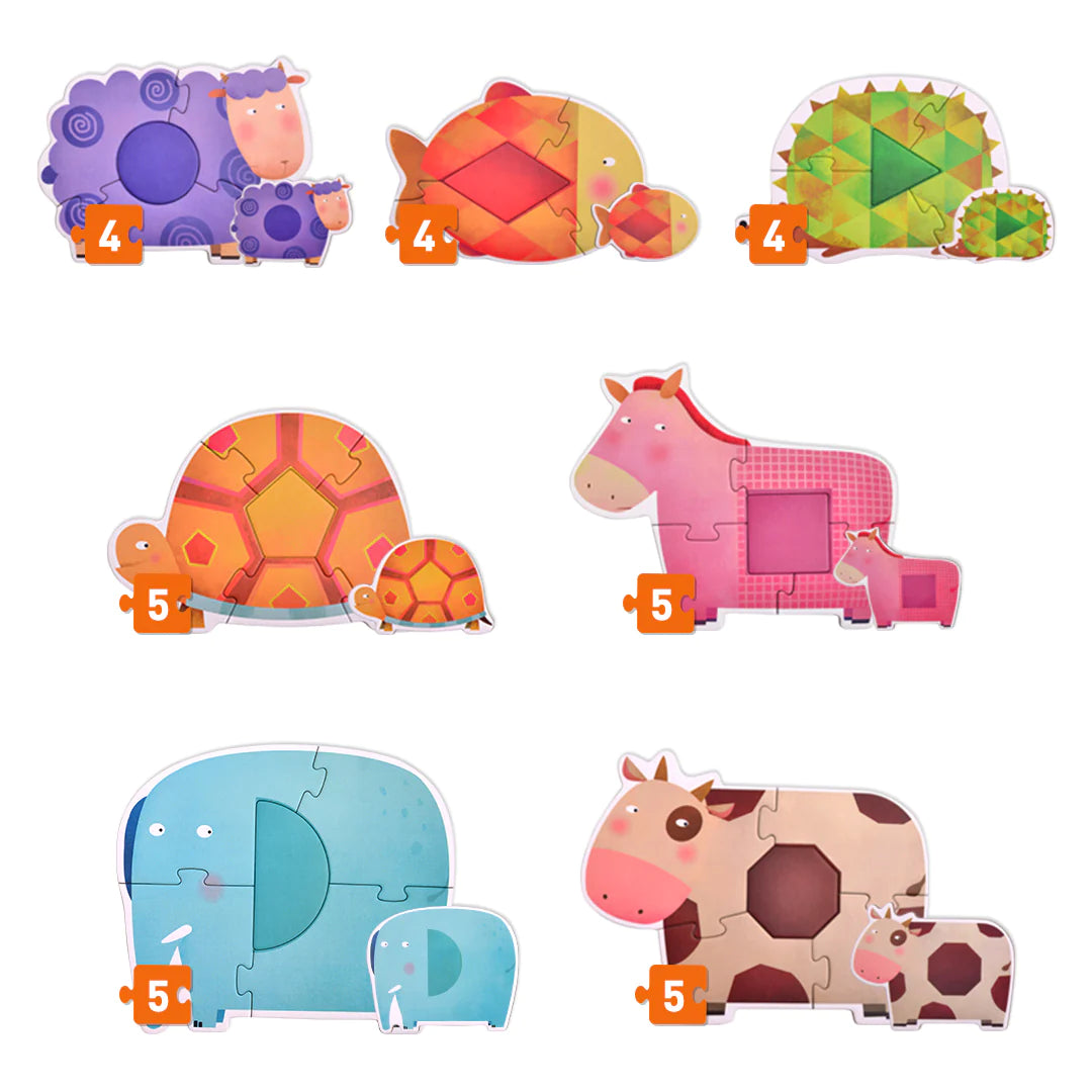 Mideer - My first puzzle - dinosaur - Age 2+ | ميدير - لعبتي التركيب الأولى - بازل الديناصور - العمر 2+