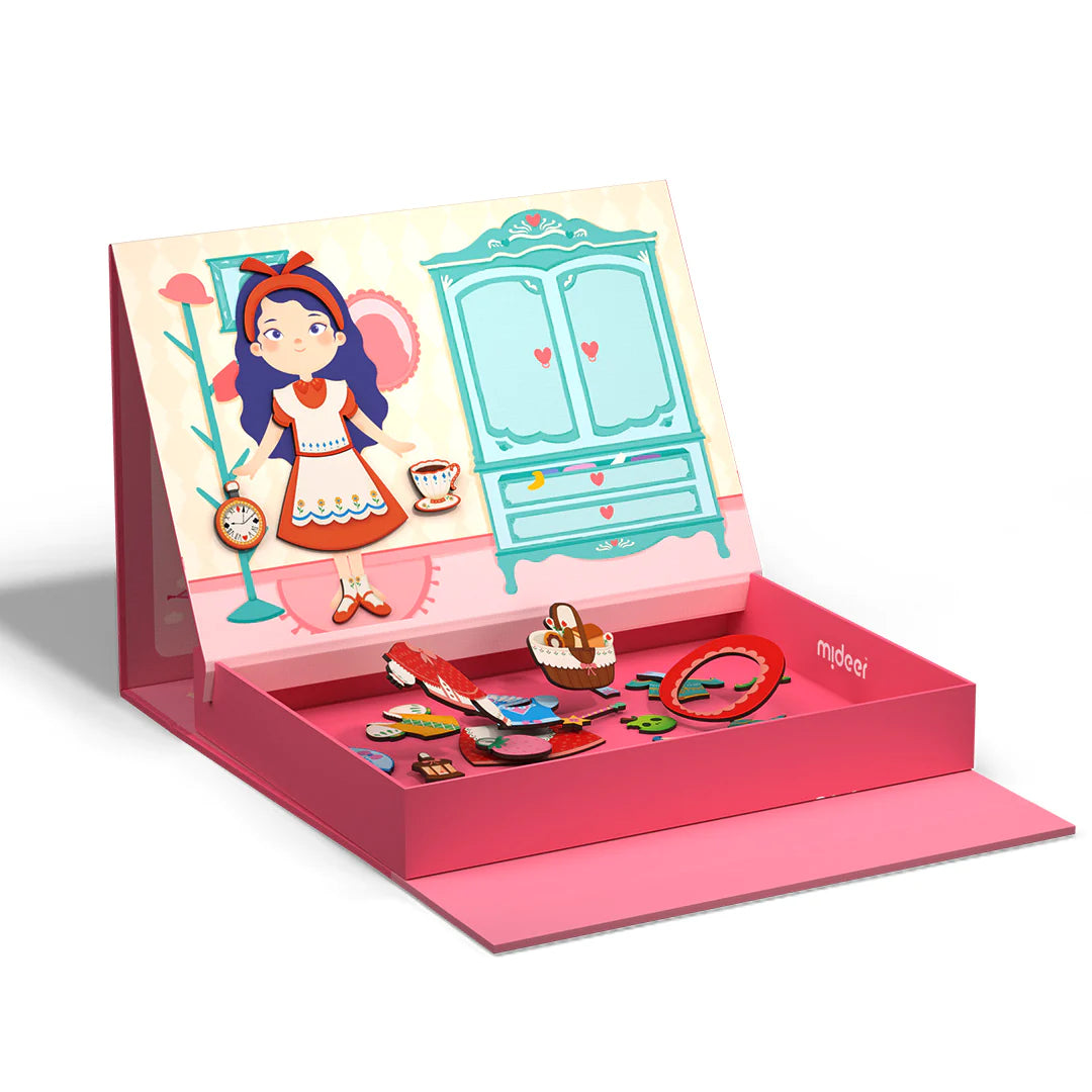 Mideer - Magnetic Puzzle - Sweet Girl - age +3 | ميدير - لعبة التركيب المغناطيسية - الفتاة اللطيفة - العمر +3