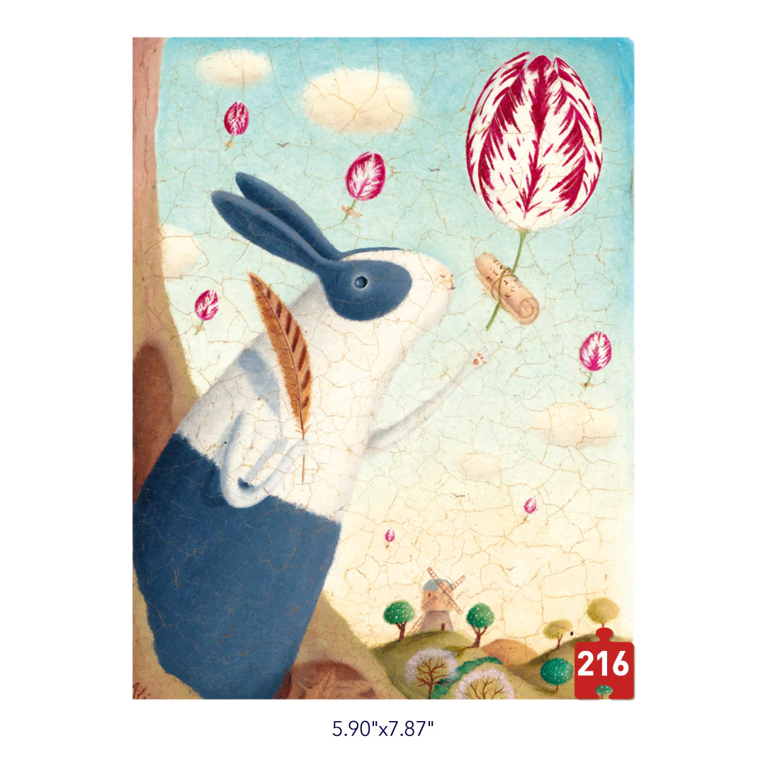 Mideer - Pocket Series Puzzle - Messenger of Spring - 216 pieces - age 8+ | ميدير - لعبة تركيب البازل - زائر الربيع - 216 قطعة - العمر 8+
