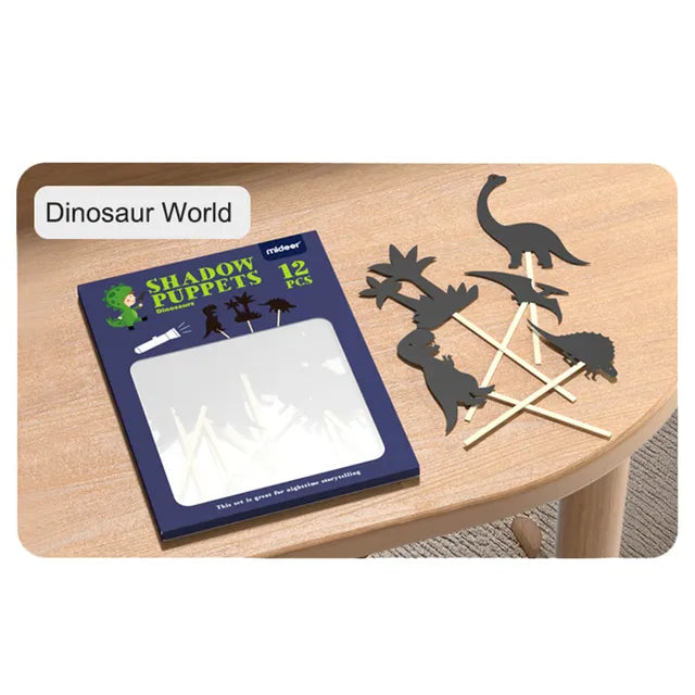 Mideer - Shadow Puppets - Dinosaur - age 3+ | ميدير - دمى الظلال - الديناصور - العمر 3+