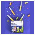 Mideer - Washable Silky Crayon - 24 colors - Age 3+ | ميدير - ألوان الشمع الناعمة القابلة للغسل - 24 لون - العمر 3+