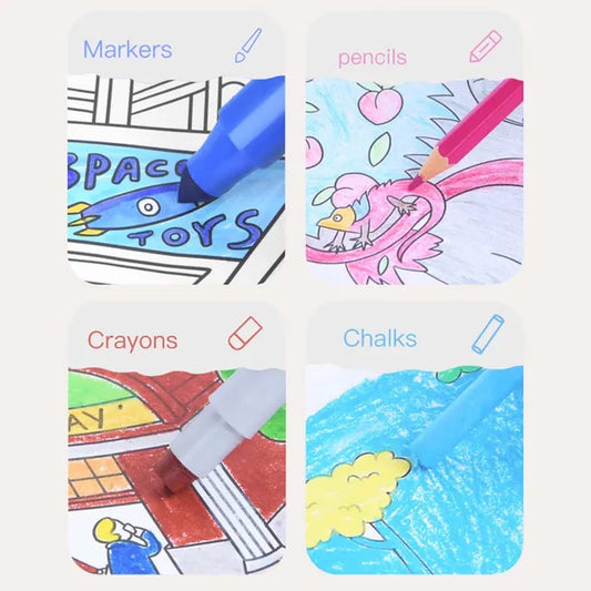 Mideer - Giant Coloring roll - jungle - Age 3+ | ميدير - رول تلوين حجم كبير - الغابة - العمر 3+