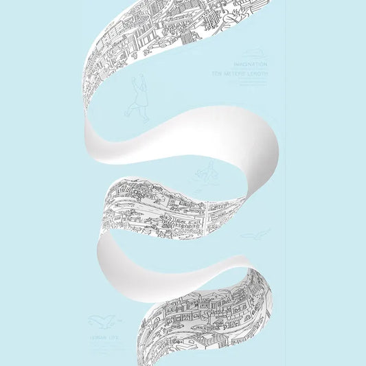 Mideer - Giant Coloring roll - jungle - Age 3+ | ميدير - رول تلوين حجم كبير - الغابة - العمر 3+