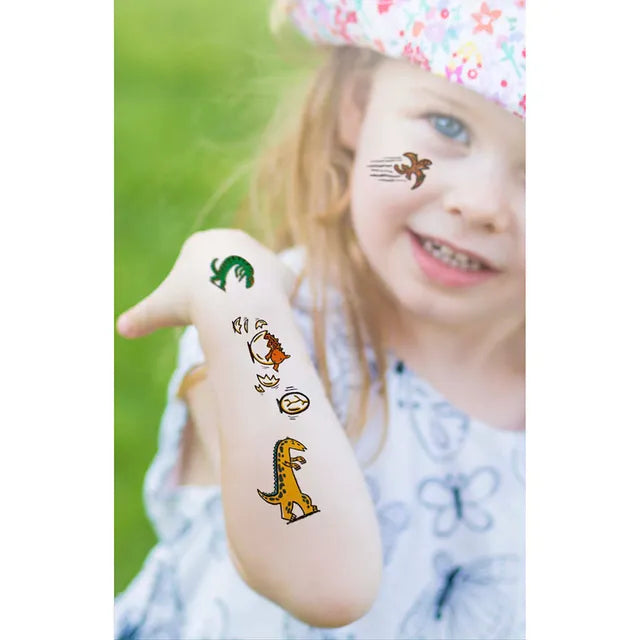 Mideer - Dinosaur Tattoos - How Wonderful You Are - Age 3+ | ميدير - ملصقات الديناصور - كم أنت رائع - العمر 3+