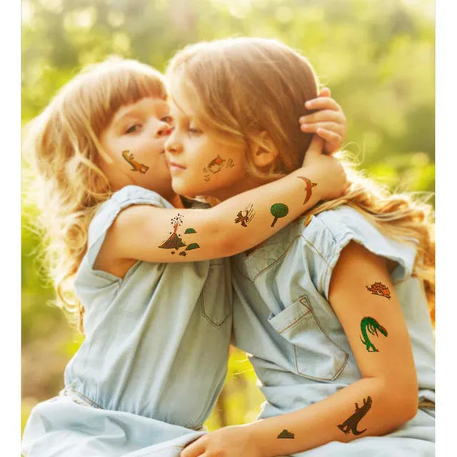 Mideer - Dinosaur Tattoos - How Wonderful You Are - Age 3+ | ميدير - ملصقات الديناصور - كم أنت رائع - العمر 3+