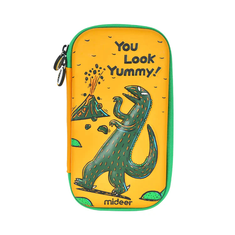 Mideer - Pencil Case - Tyrannosaurus Rex (Big) - Age 3+ | ميدير - مقلمة - ديناصور (حجم كبير) - العمر 3+