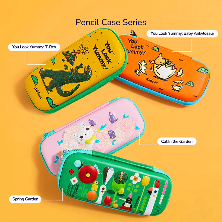 Mideer - Pencil Case - Tyrannosaurus Rex (Big) - Age 3+ | ميدير - مقلمة - ديناصور (حجم كبير) - العمر 3+