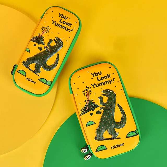 Mideer - Pencil Case - Baby Ankylosaur (Small) - Age 3+ | ميدير - مقلمة ديناصور - حجم صغير - العمر 3+