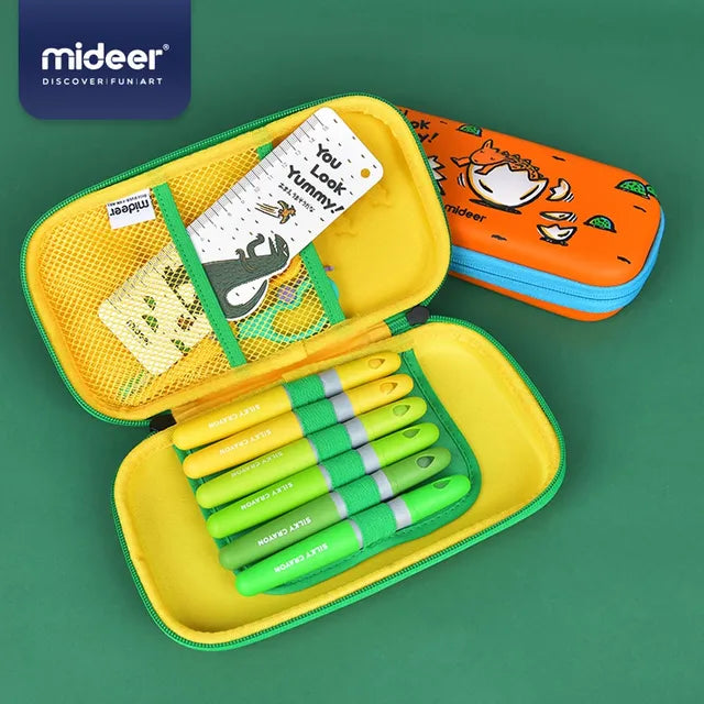 Mideer - Pencil Case - Baby Ankylosaur (Small) - Age 3+ | ميدير - مقلمة ديناصور - حجم صغير - العمر 3+