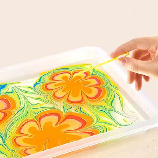 Mideer - Marbling Paint Kit - Age 3+ | ميدير - طقم الطلاء الرخامي - العمر 3+