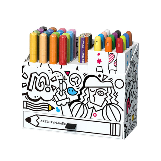 Mideer - Artist's Box - Age 3+ | ميدير - بوكس مجموعة الرسم للاطفال - العمر 3+