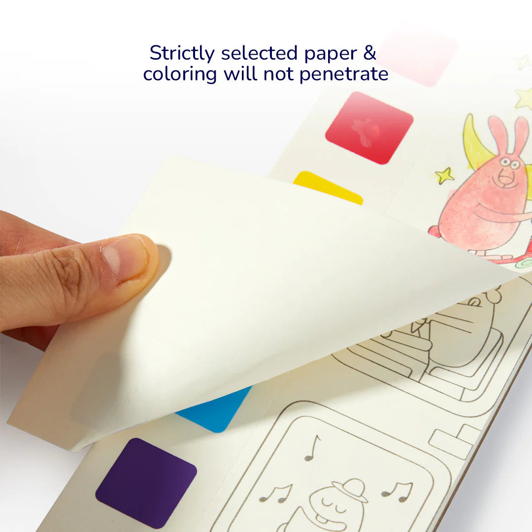 Mideer - Watercolor Painting - World Adventure - Age 5+ | ميدير - دفتر التلوين بالألوان المائية - مغامرة العالم - العمر 5+