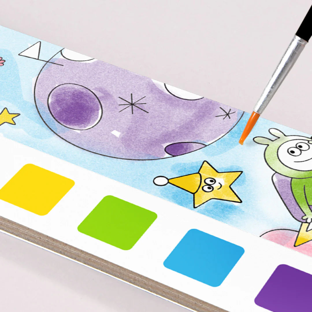 Mideer - Watercolor Painting - World Adventure - Age 5+ | ميدير - دفتر التلوين بالألوان المائية - مغامرة العالم - العمر 5+