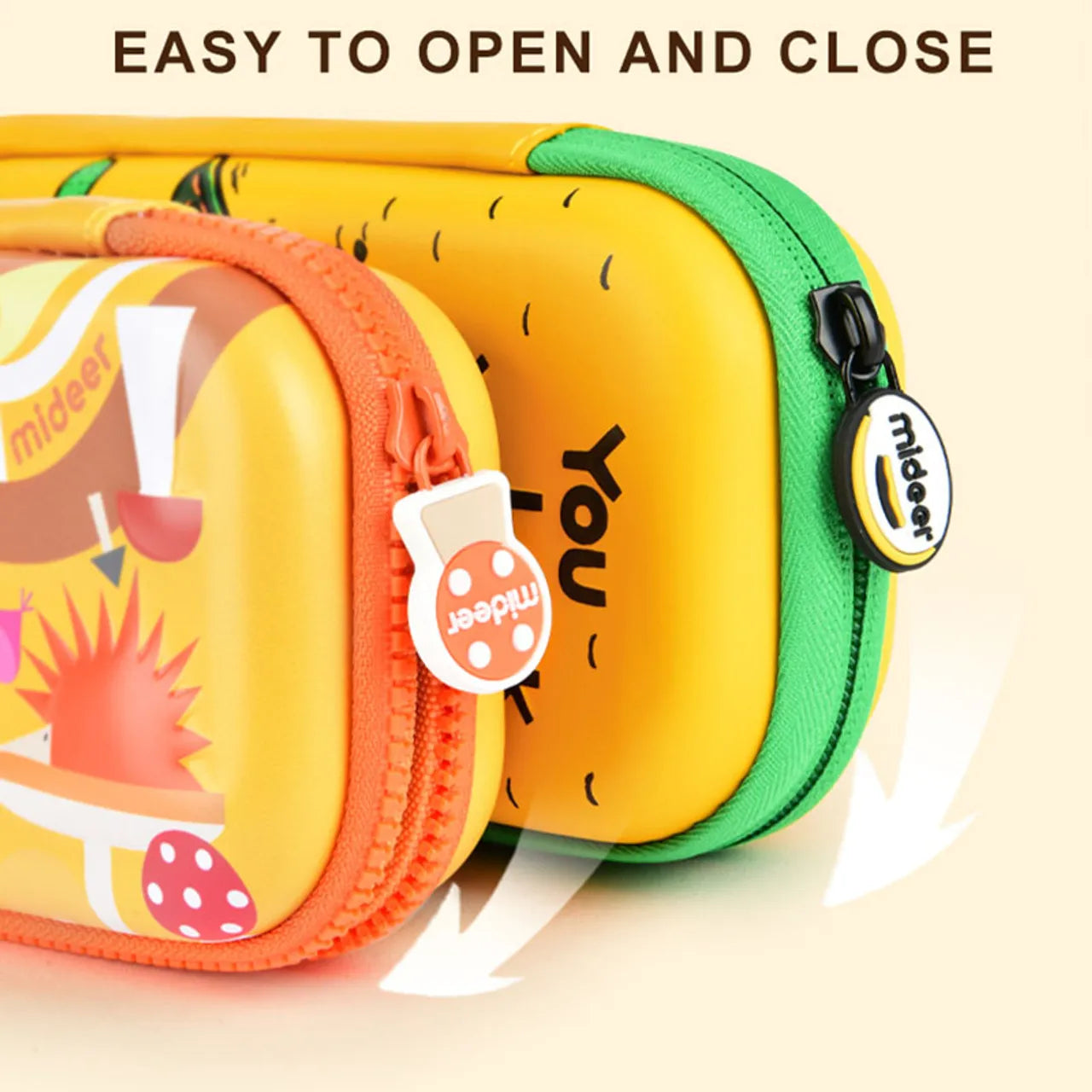 Mideer - Pencil Case - The Very Hungry Caterpillar - Age 3+ | ميدير - مقلمة -اليرقة الجائعة جدا - العمر 3+