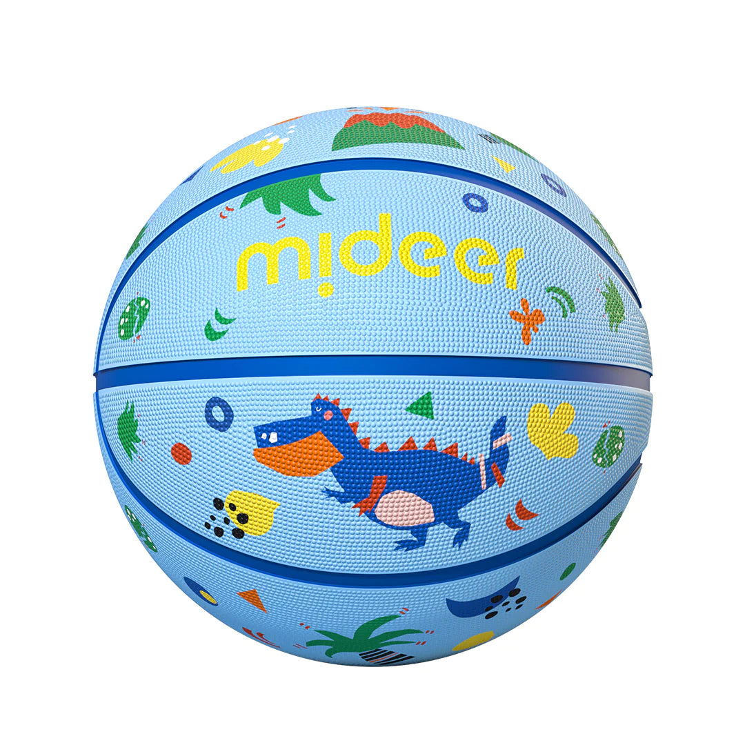Mideer - Children's Basketball T-Rex 5 - Age +3 | ميدير - لعبة كرة السلة للأطفال - تيريكس 5 - العمر +3