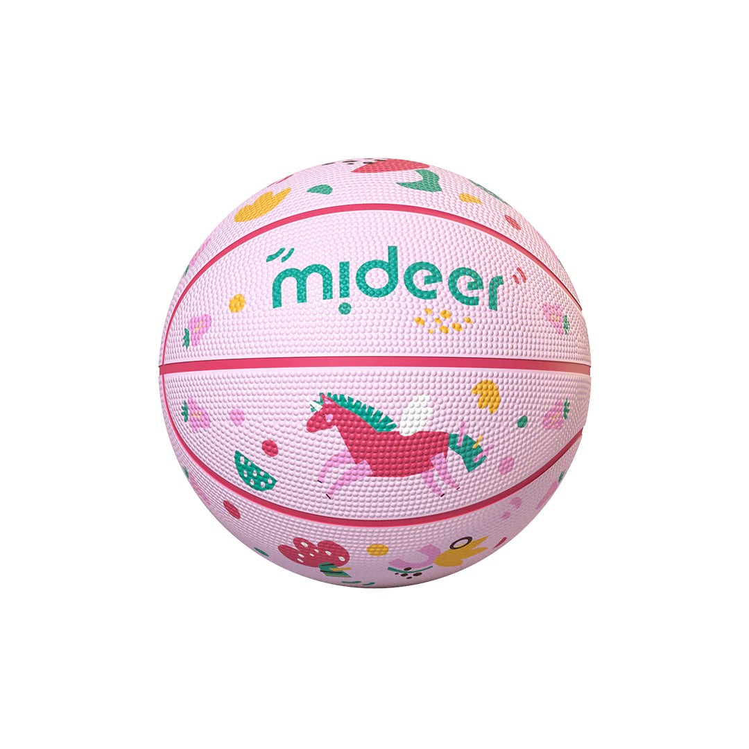 Mideer - Children's Basketball - Unicorn 3 - Age 3+ | ميدير - لعبة كرة السلة للأطفال - يونيكورن 3 - العمر 3+