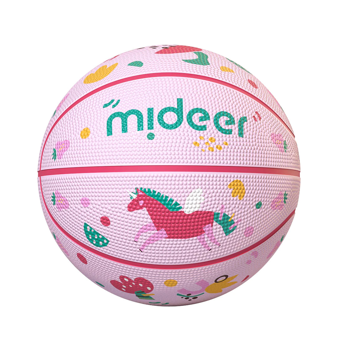 Mideer - Children's Basketball - Unicorn Travel 5 - Age 4+ | ميدير - لعبة كرة السلة للأطفال - يونيكورن للسفر 5 - العمر 4+