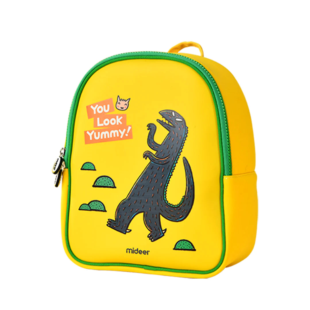 Mideer - Artist Kid Waterproof Backpack - T-Rex - Age 3+ | ميدير - حقيبة ظهر للأطفال مقاومة للماء - تي ريكس - العمر 3+
