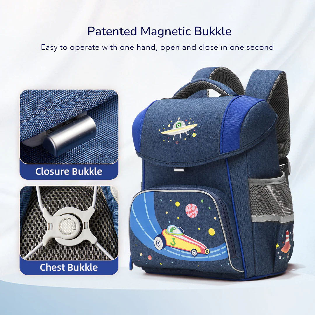Mideer - Spinecare Kids Backpack - Light year Express - Age 6-9 | ميدير - حقيبة ظهر للأطفال سباينكير - لايت يير إكسبرس - العمر 6-9
