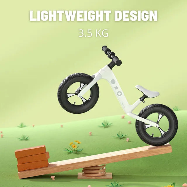 Mideer - Kid Balance Bike - Creamy White - Age 2-6 | ميدير - دراجة التوازن للأطفال - أبيض كريمي - العمر 2-6 سنوات