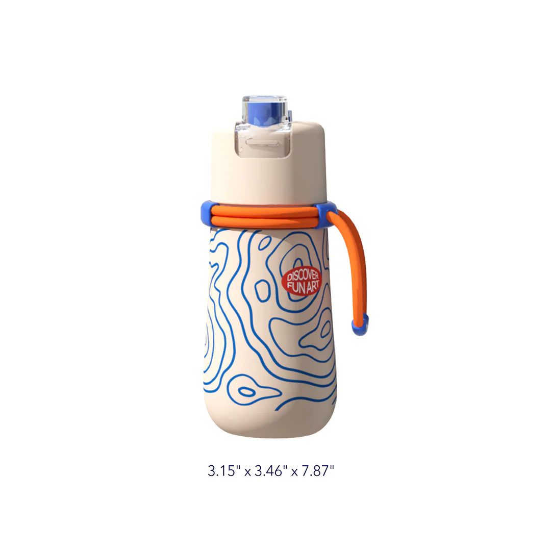 Mideer - Portable Spray Cup - Sky Blue - Age 3+ | ميدير - مطرة الماء البخاخة المحمولة - أزرق سماوي - العمر 3+