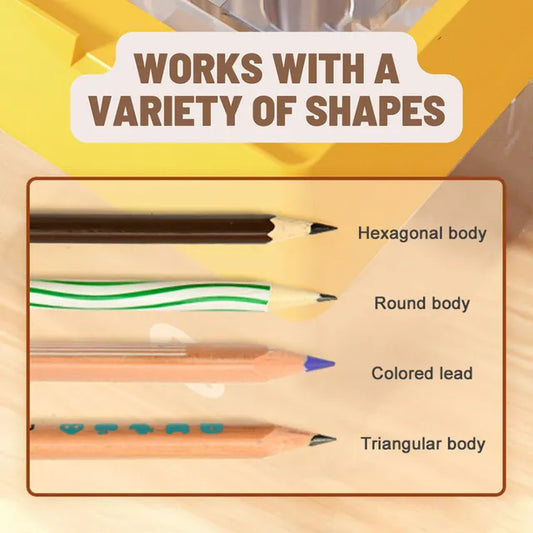 Mideer - Three-hole Pencil Sharpener - Cloud White - Age 3+ | ميدير - براية أقلام رصاص بثلاث فتحات - أبيض - العمر 3+