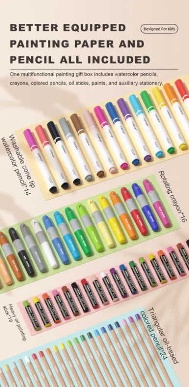 Mideer - Artist Suitcase - Green - Age 3+ | ميدير - حقيبة الفنان - أخضر - العمر 3+