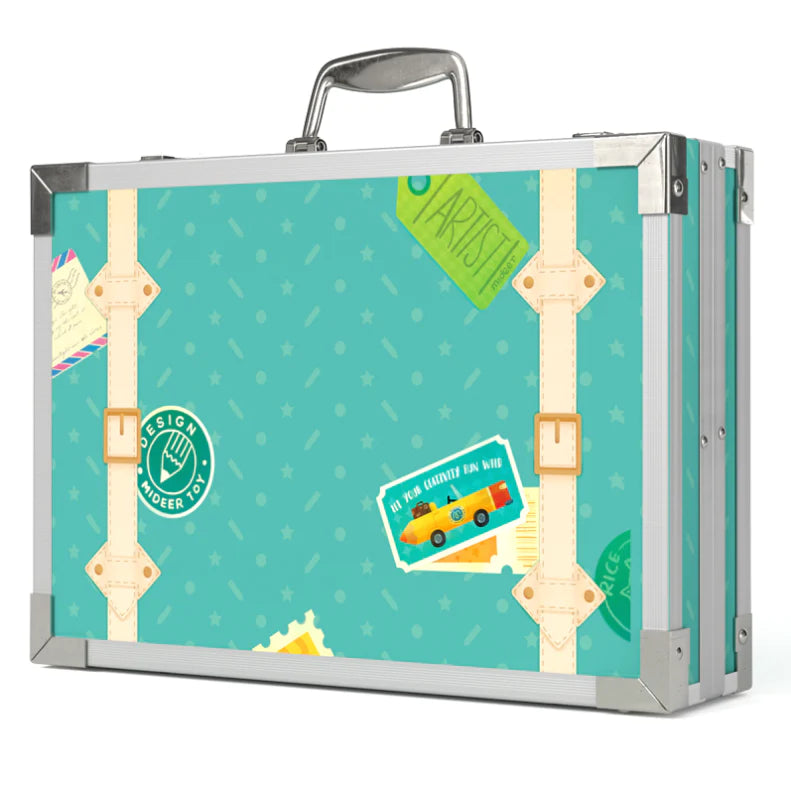 Mideer - Artist Suitcase - Green - Age 3+ | ميدير - حقيبة الفنان - أخضر - العمر 3+